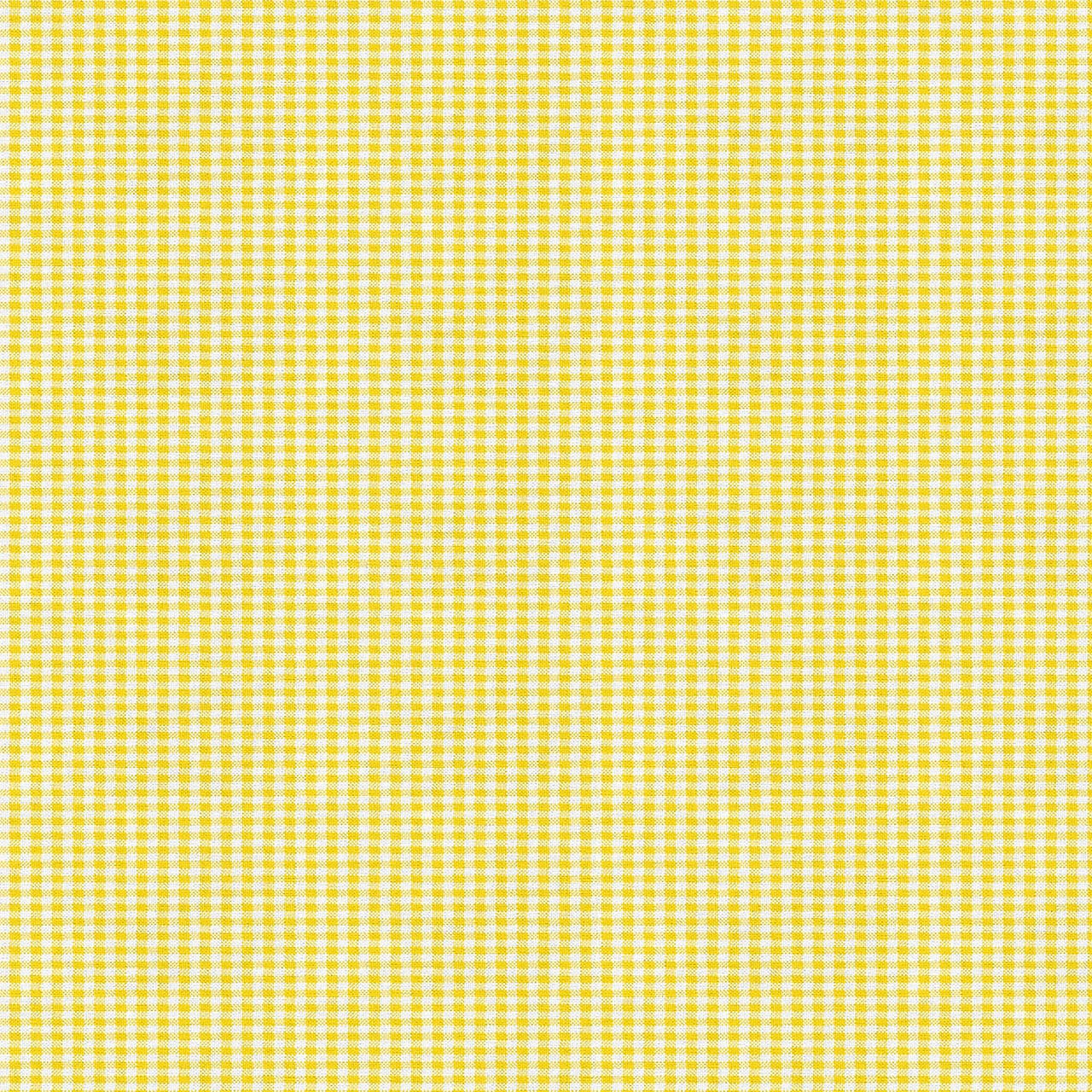 10 yd. Full Bolt: Fabric Editions Yellow Gingham Cotton Fabric